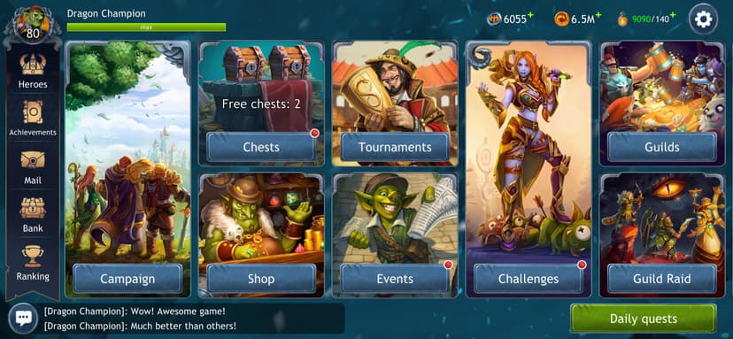 Dragon Champions: War RPG Game screenshot 9 - screenshot