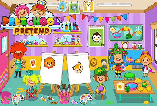 Pretend Preschool Kids Games screenshot 1 - screenshot