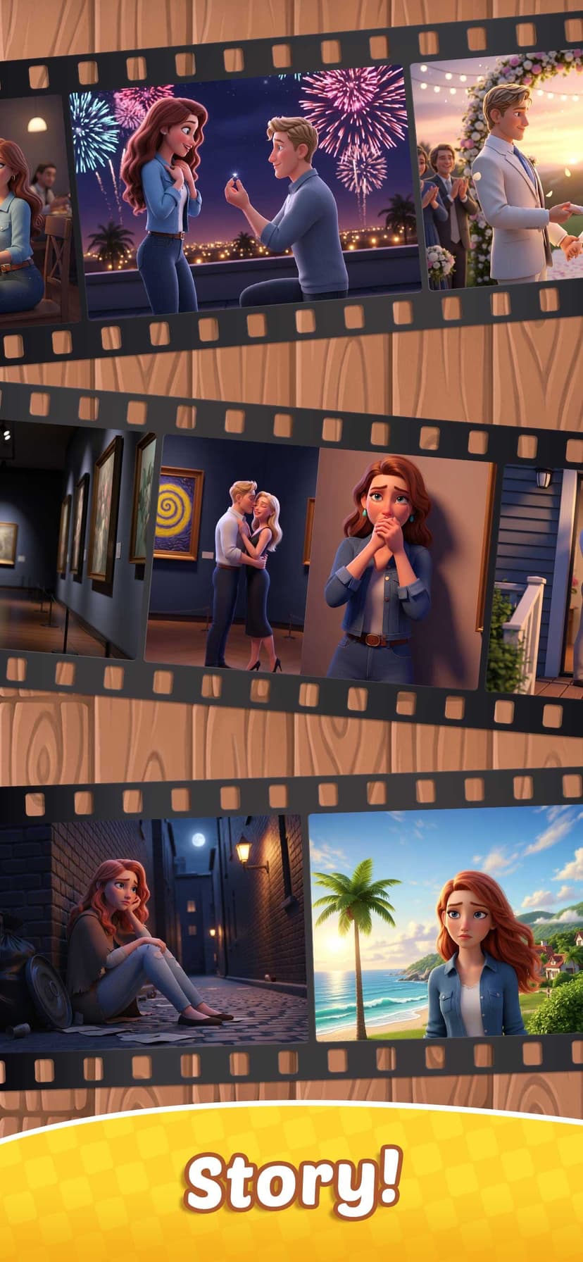 Merge Beach : Gossip & Mystery screenshot 1 - screenshot