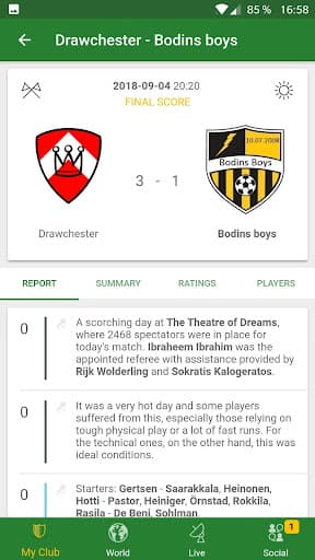 Hattrick Football Manager Game screenshot 5 - screenshot