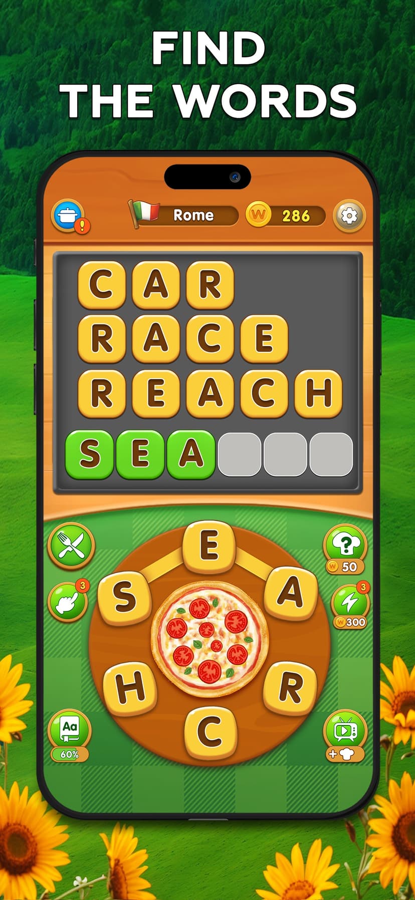 Word Pizza: Crossword Games screenshot 1 - screenshot