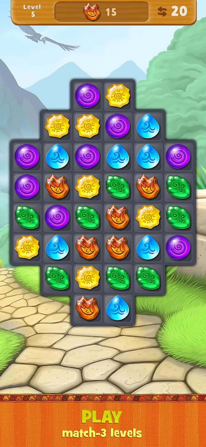 Mundus – match 3 puzzle games screenshot 1 - screenshot