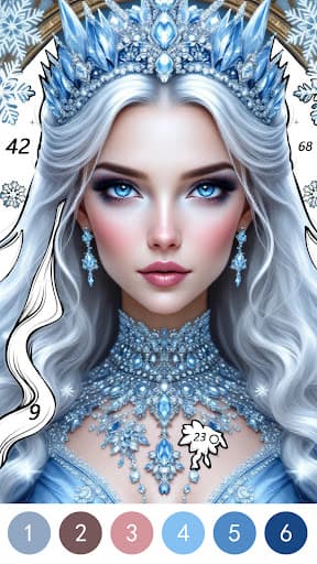 Fantasy Color By Number Game screenshot 2 - screenshot