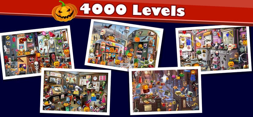Halloween Hidden Objects Games screenshot 1 - screenshot
