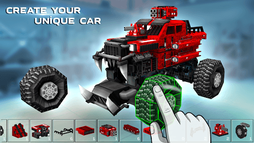 Blocky Cars online games screenshot 1 - screenshot