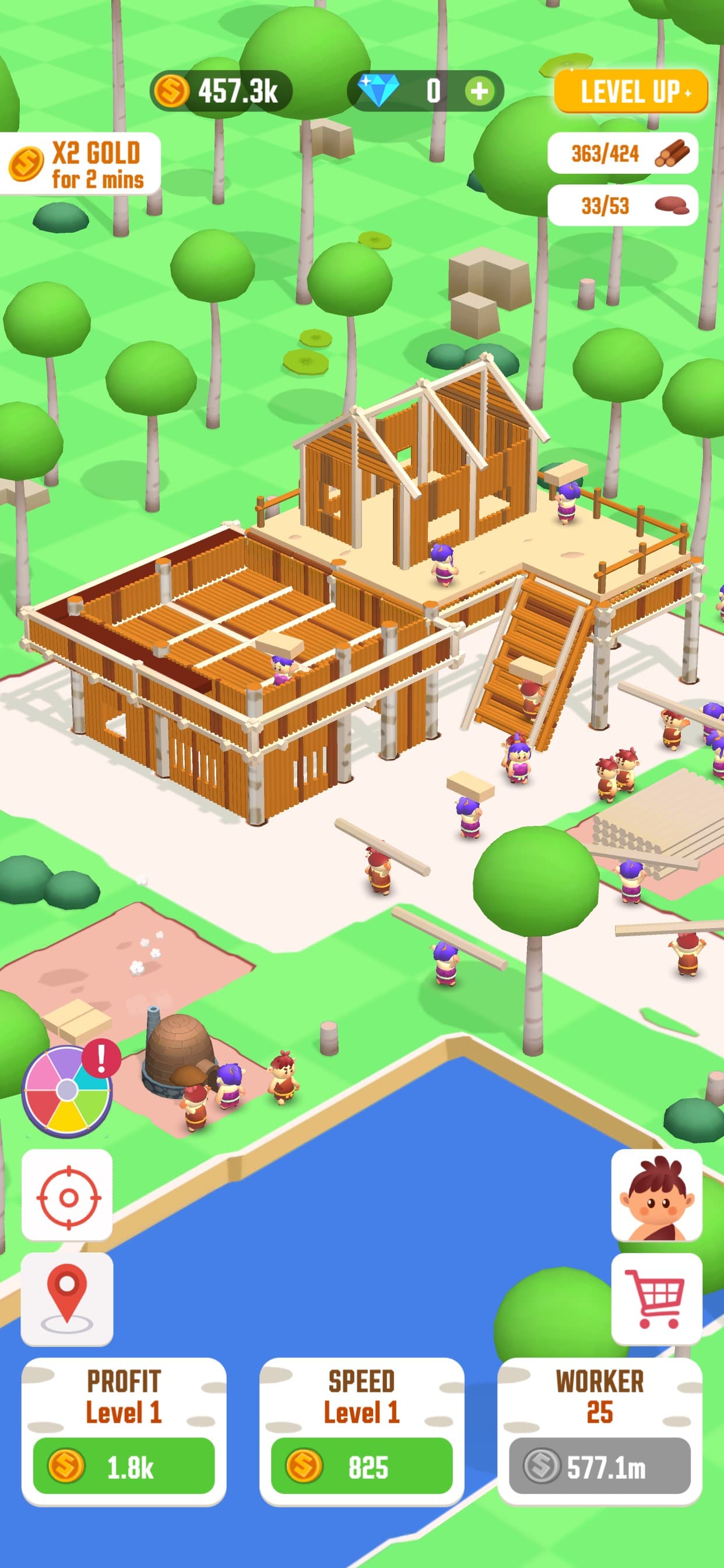 Idle Jungle: Survival Builder screenshot 5 - screenshot