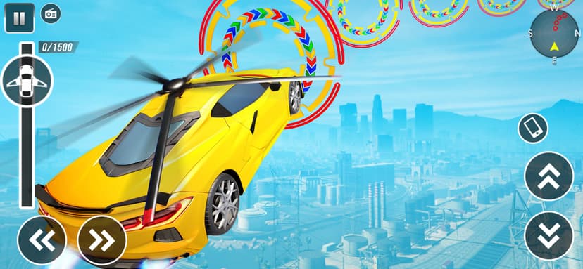 Flying Car: Robot Car Games screenshot 8 - screenshot
