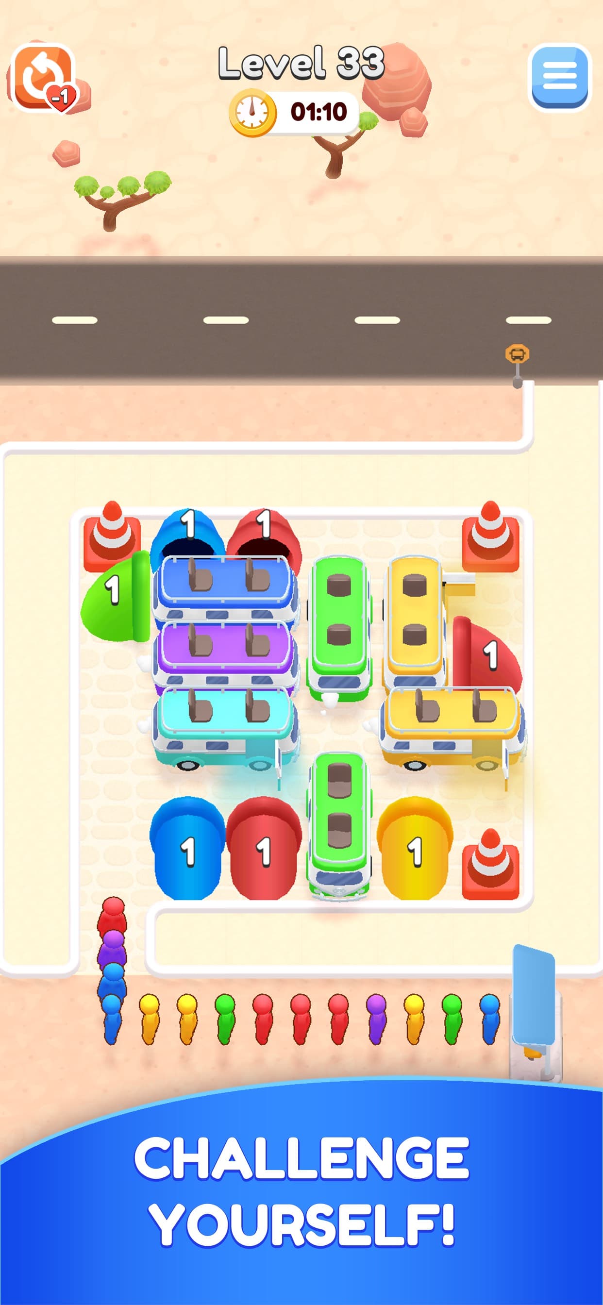Bus Puzzle: Parking Jam screenshot 3 - screenshot