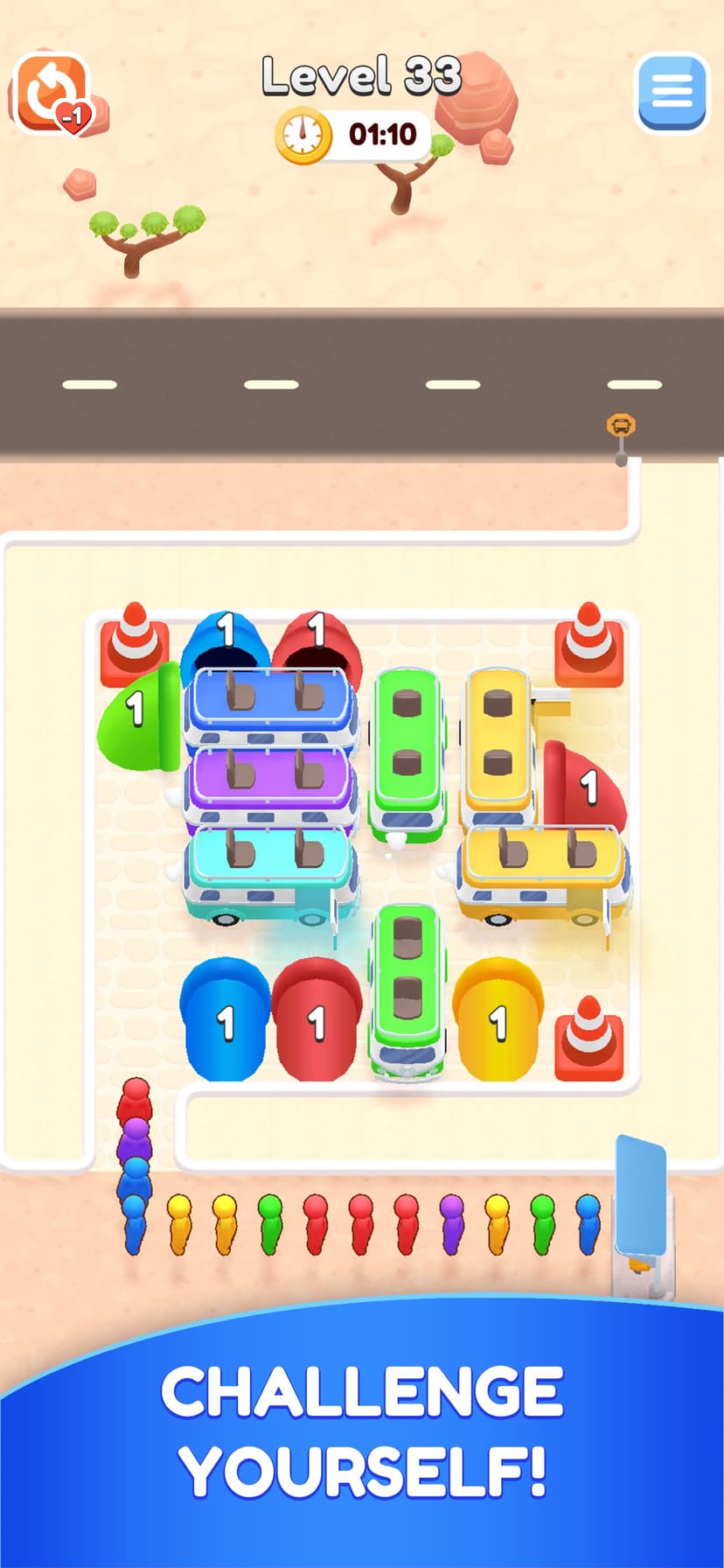 Bus Puzzle: Parking Jam screenshot 3 - screenshot