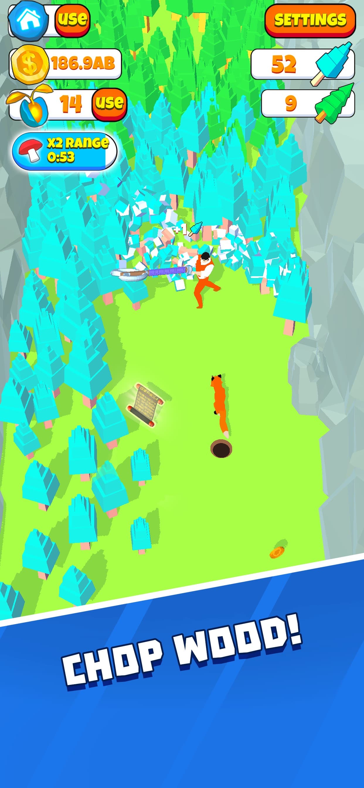 Idle Lumberjack 2 screenshot 1 - screenshot