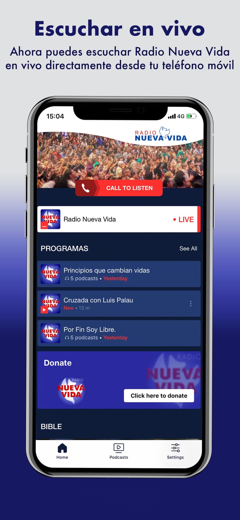 Radio Nueva Vida screenshot 1 - screenshot