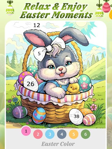 Easter Color by Number Games screenshot 15 - screenshot