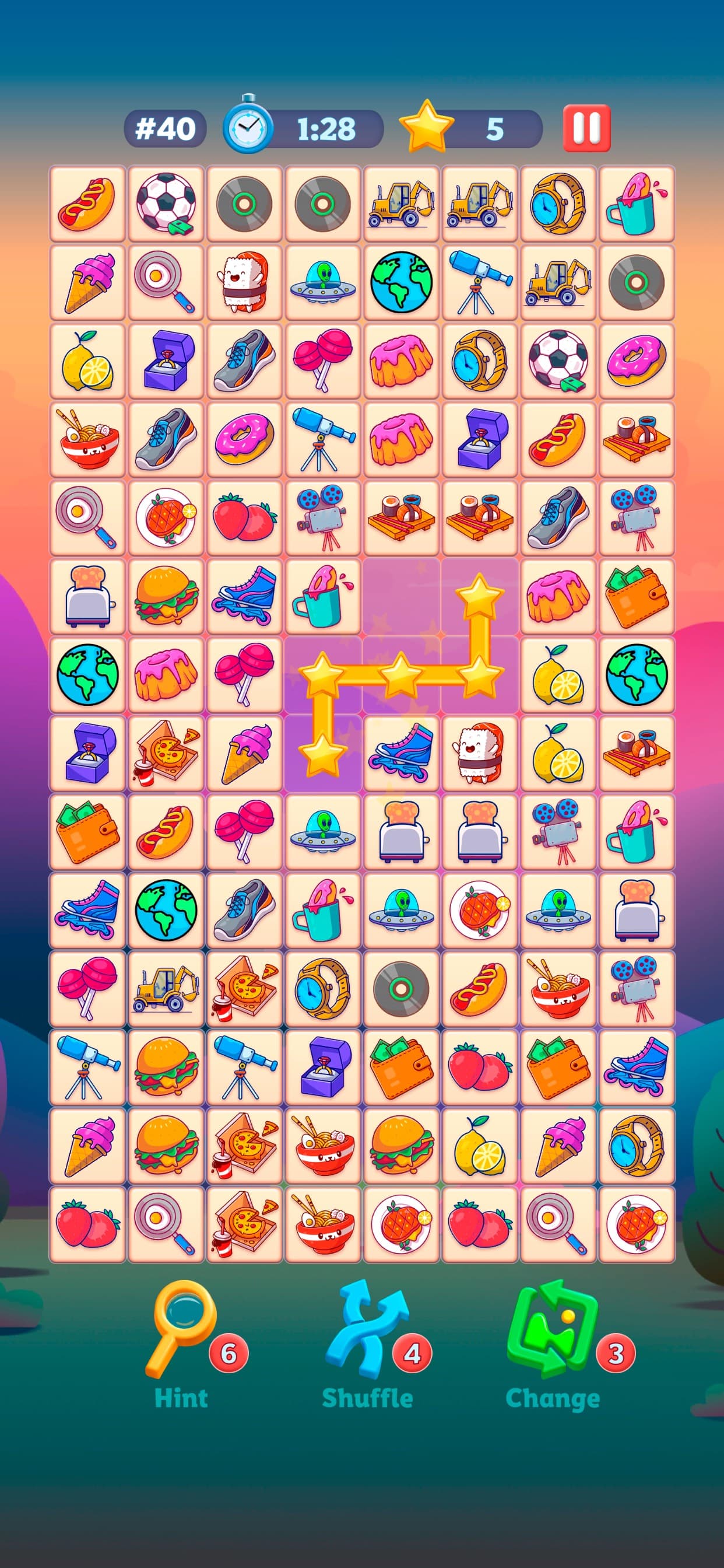 Pair Tiles: Match Puzzle 3-D screenshot 4 - screenshot
