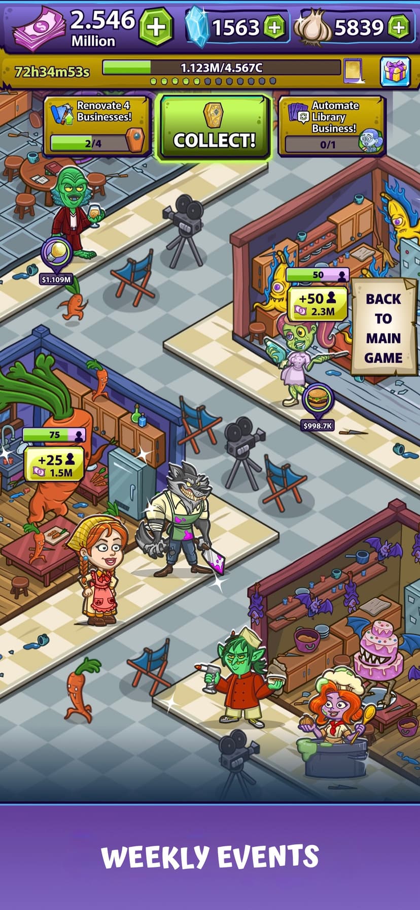 Monster Country Idle Tycoon screenshot 5 - screenshot