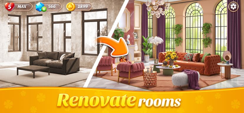 Space Decor:Villa screenshot 1 - screenshot
