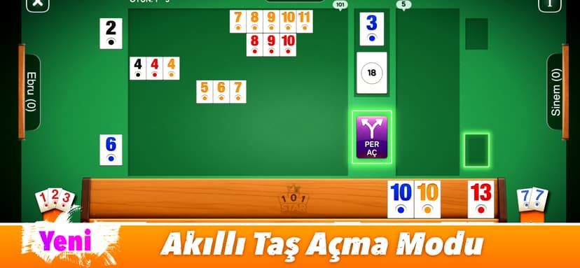 101 Okey Star ( internetsiz ) screenshot 2 - screenshot