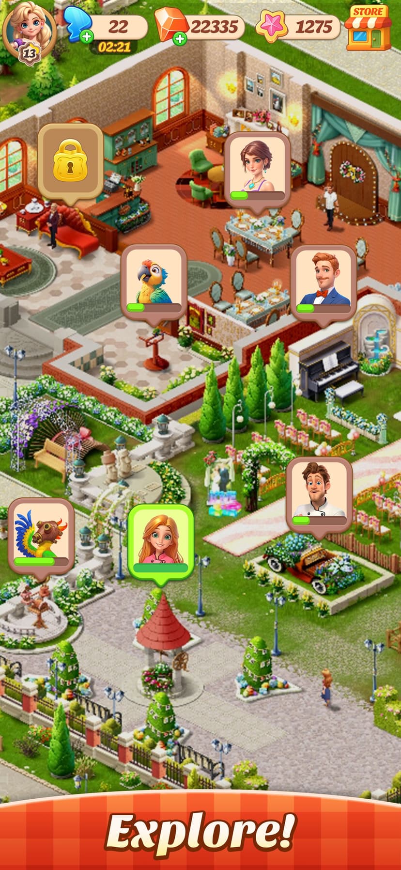 Anna's Holiday Merge screenshot 3 - screenshot
