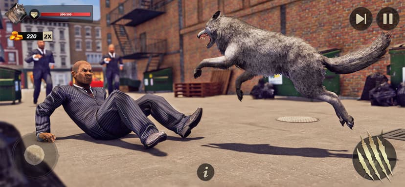The Wild Wolf Life Sim Games screenshot 2 - screenshot