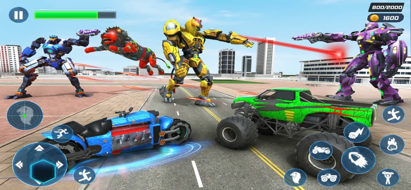 Lion Robot Superhero Battle screenshot 3 - screenshot