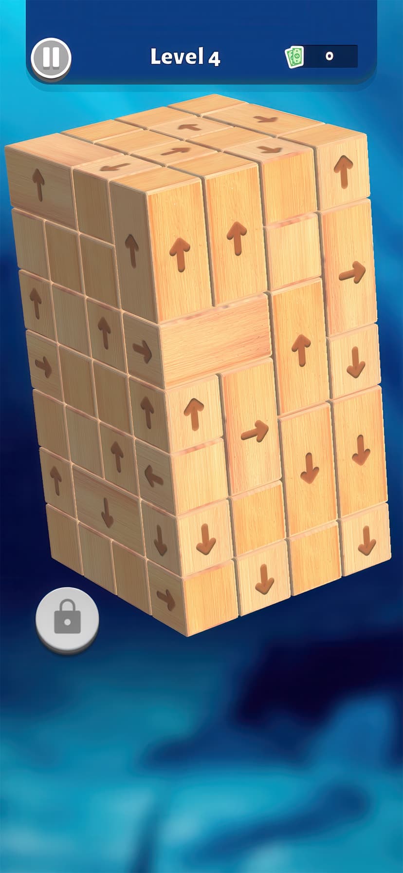Tap 3D Wood Block Away screenshot 1 - screenshot