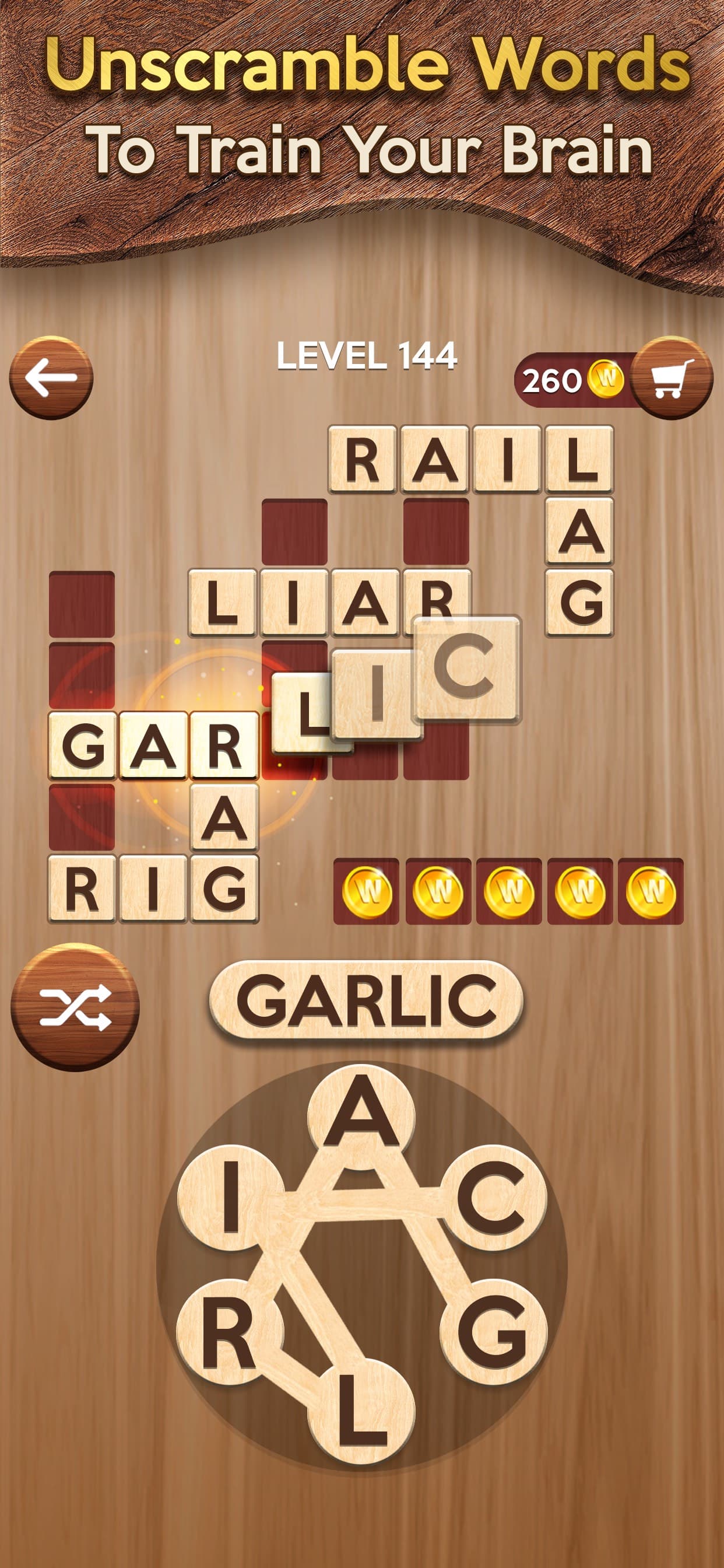 Woody Cross: Word Connect Game screenshot 2 - screenshot