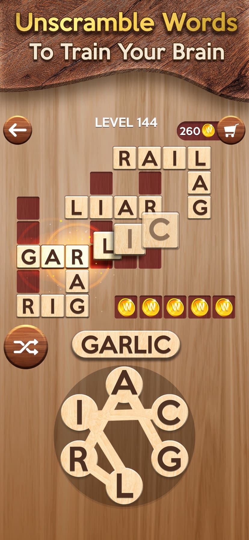 Woody Cross: Word Connect Game screenshot 2 - screenshot
