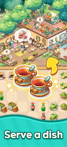 Merge Cat Cafe: Deco screenshot 1 - screenshot