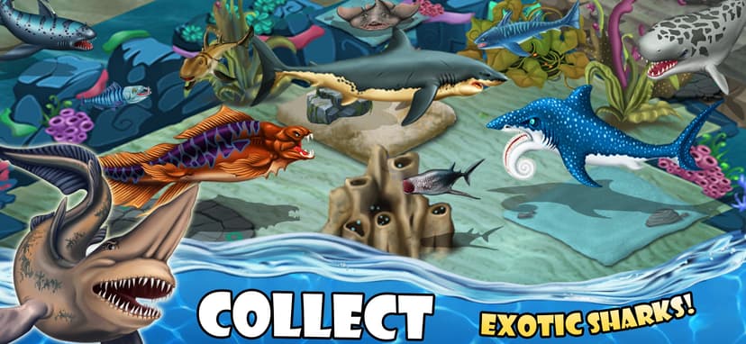 SHARK WORLD -water battle game screenshot 3 - screenshot