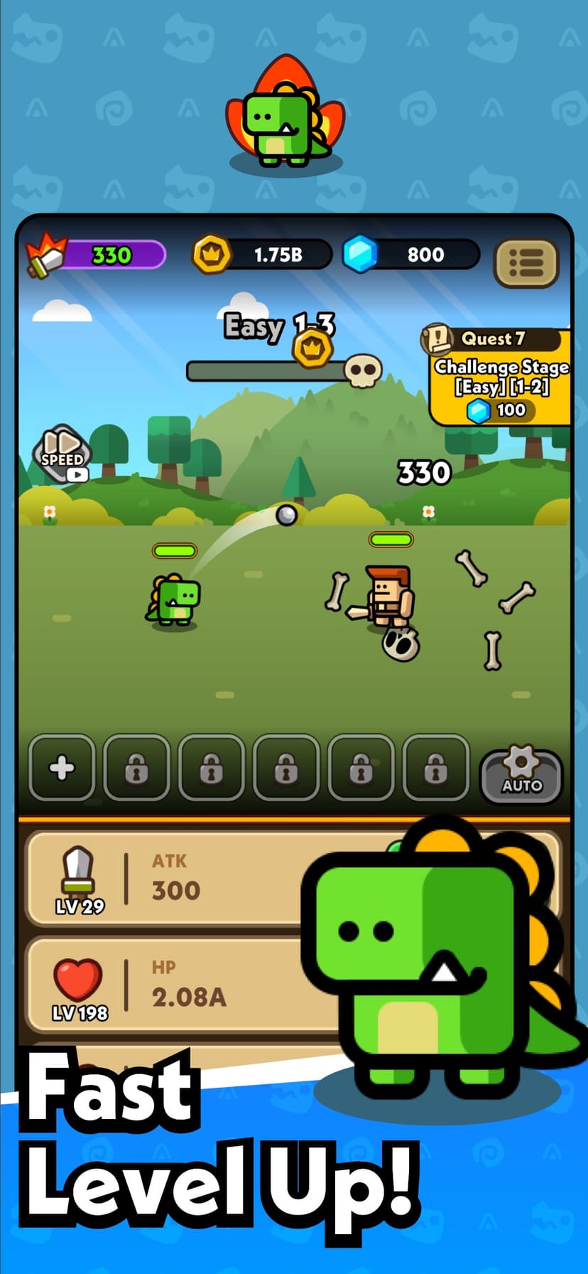 Hero Dino®: Idle RPG screenshot 2 - screenshot
