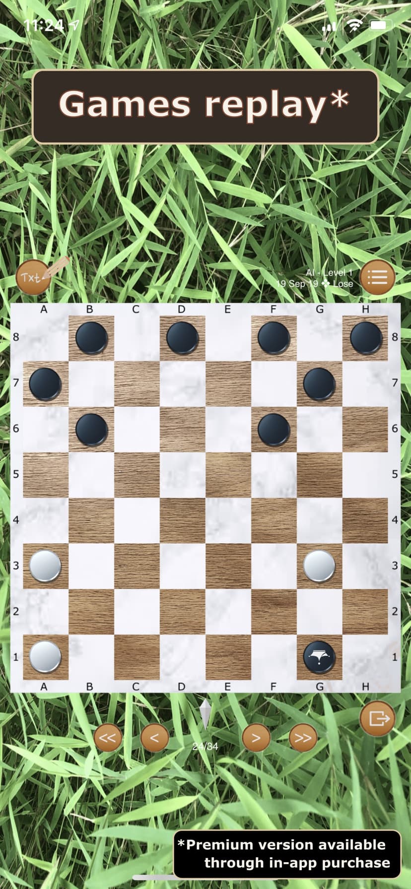Checkers game screenshot 10 - screenshot