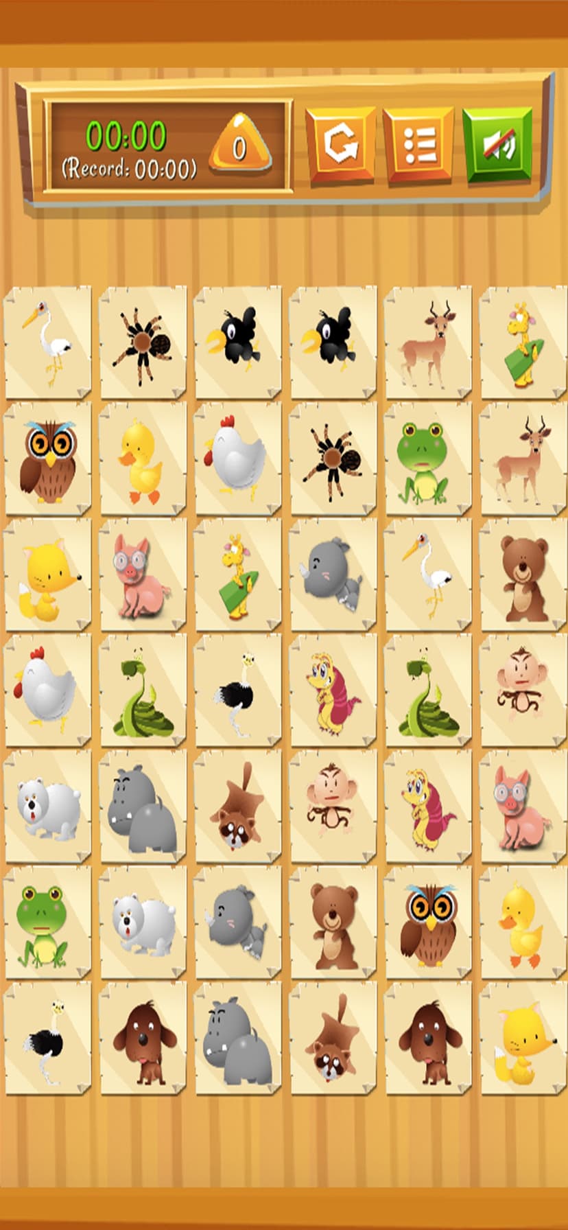 Memory Cartoon - Animals screenshot 2 - screenshot