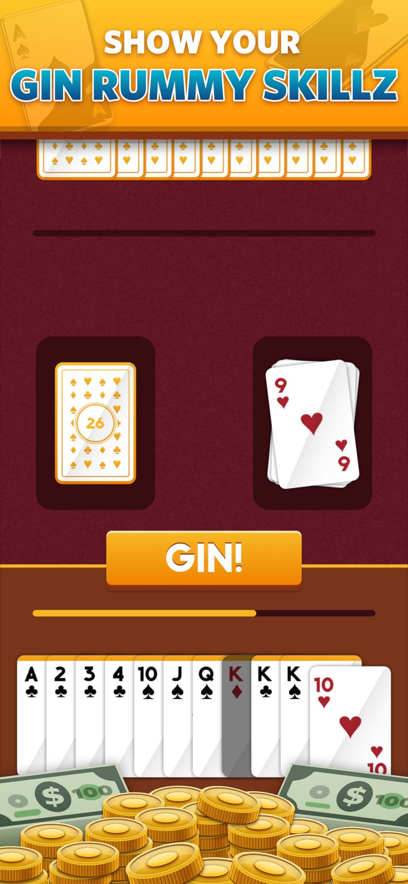 Gin Rummy Gold - Win Prizes! screenshot 2 - screenshot