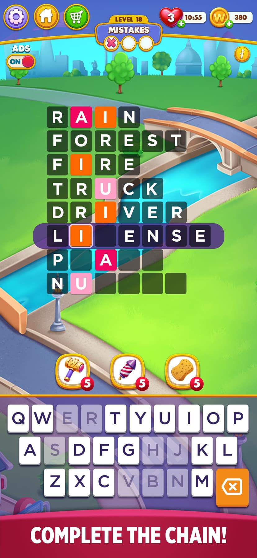 Word Chain Puzzle screenshot 2 - screenshot