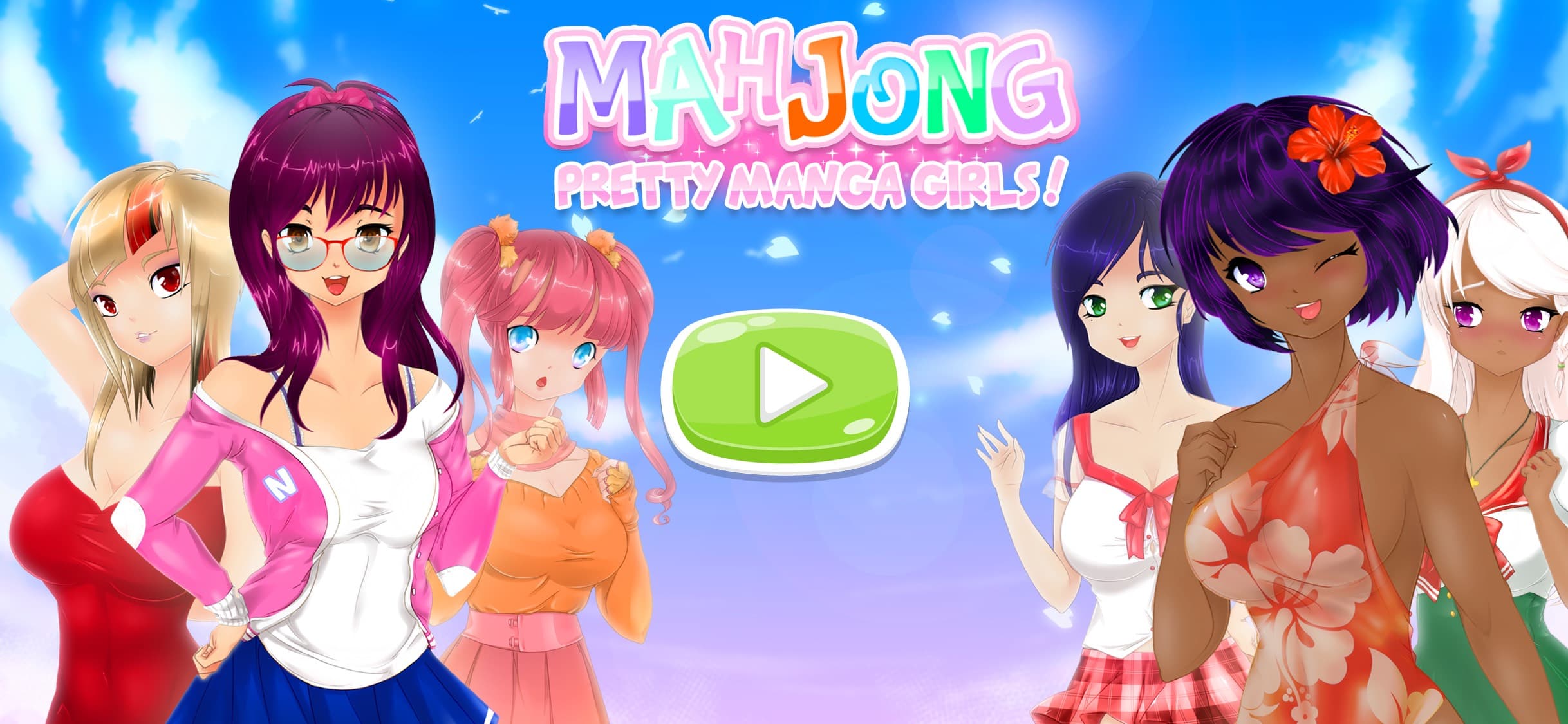 Mahjong Pretty Manga Girls screenshot 4 - screenshot