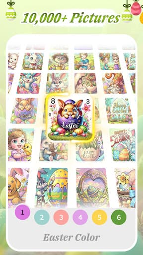 Easter Color by Number Games screenshot 7 - screenshot