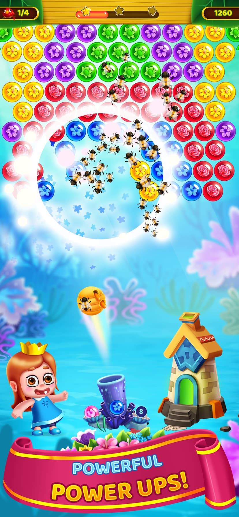 Flower Games - Bubble Pop 2024 screenshot 7 - screenshot
