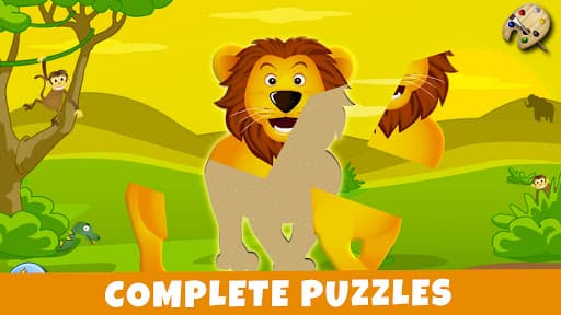 Savanna - Puzzles and Coloring screenshot 6 - screenshot