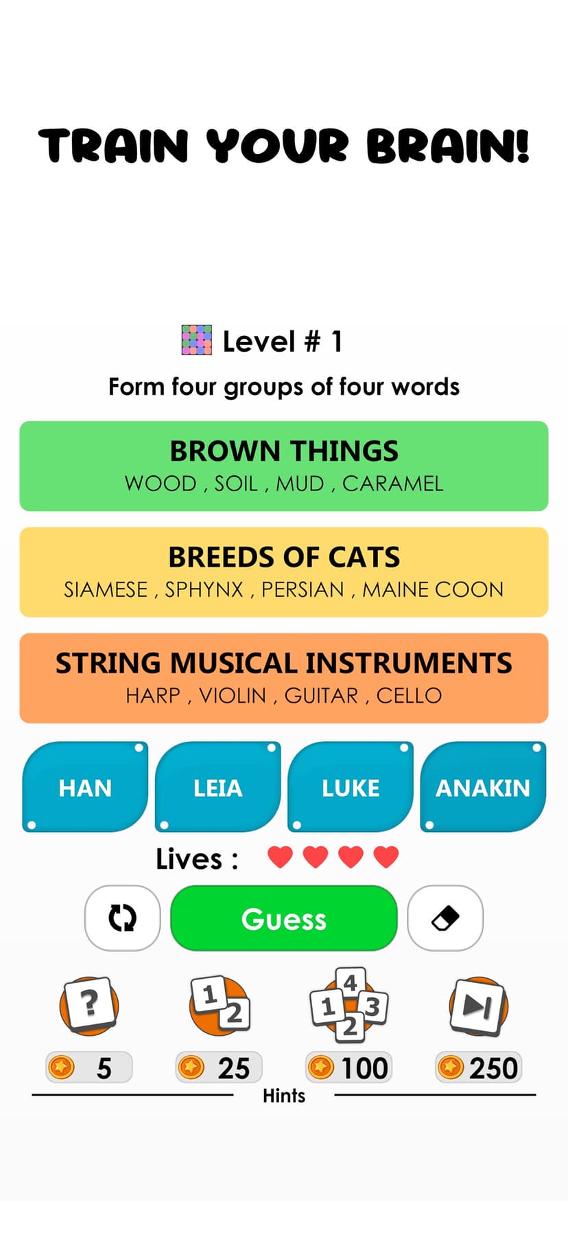 Words - Connections Word Game screenshot 4 - screenshot