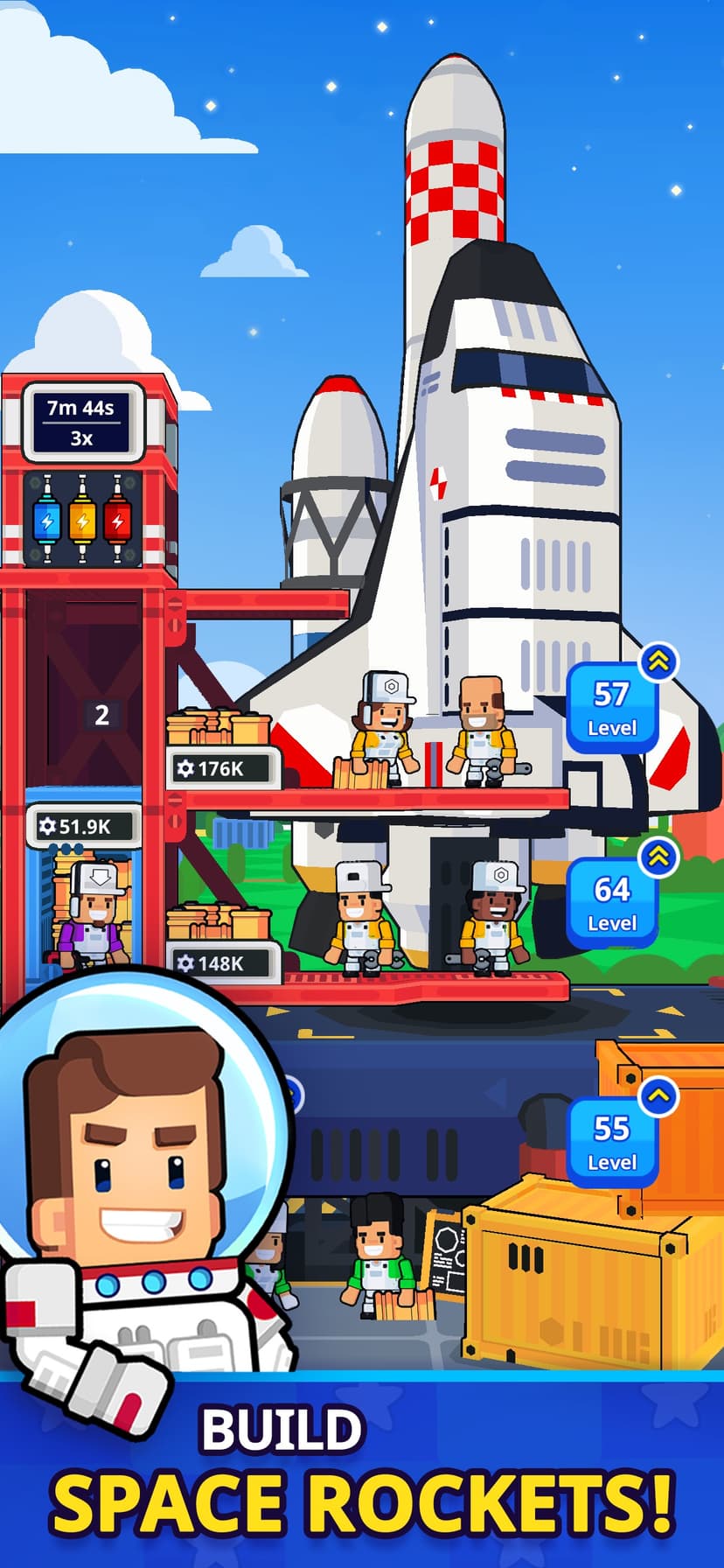 Rocket Star: Idle Tycoon Game screenshot 1 - screenshot