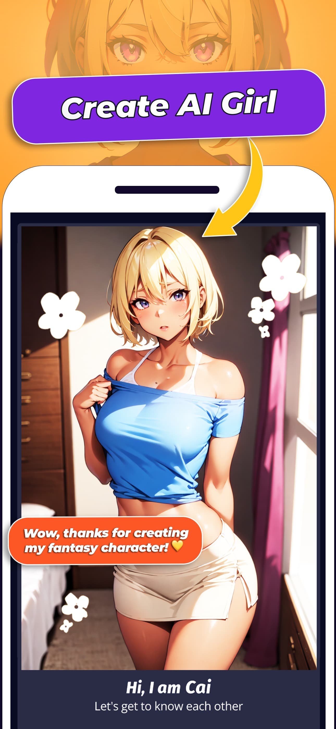 Cai: AI Anime Chat Waifu screenshot 1 - screenshot
