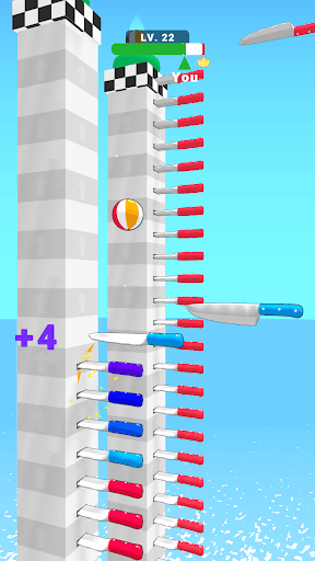 Ball Up: Knife Racing screenshot 3 - screenshot