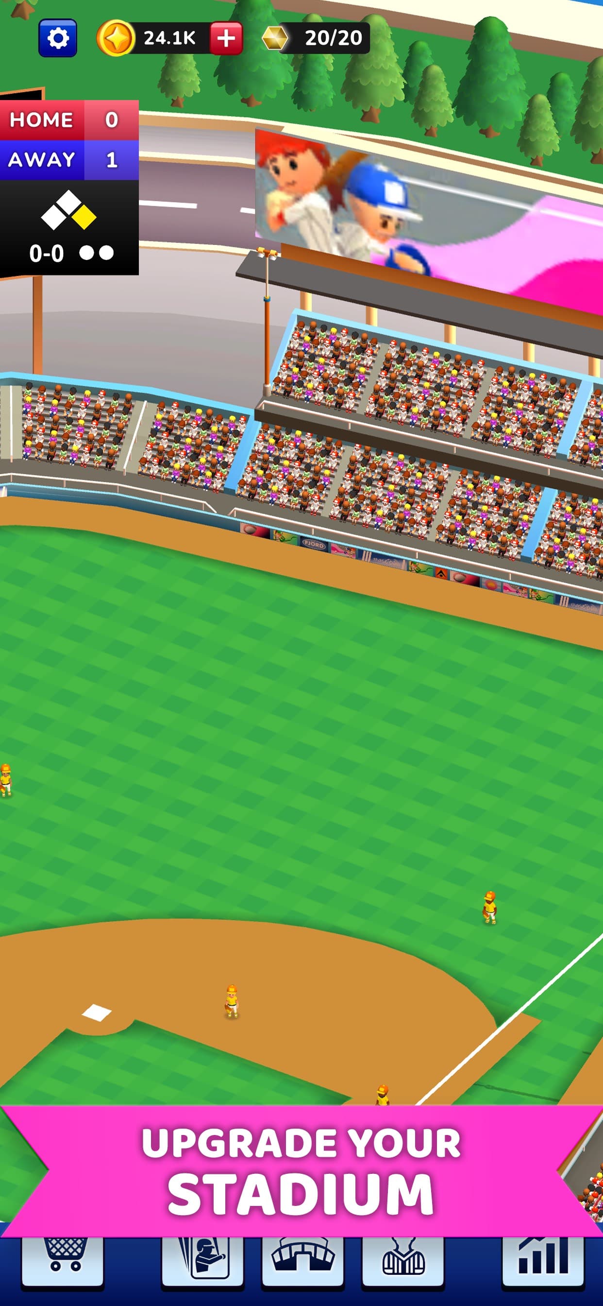 Idle Baseball Manager Tycoon screenshot 1 - screenshot