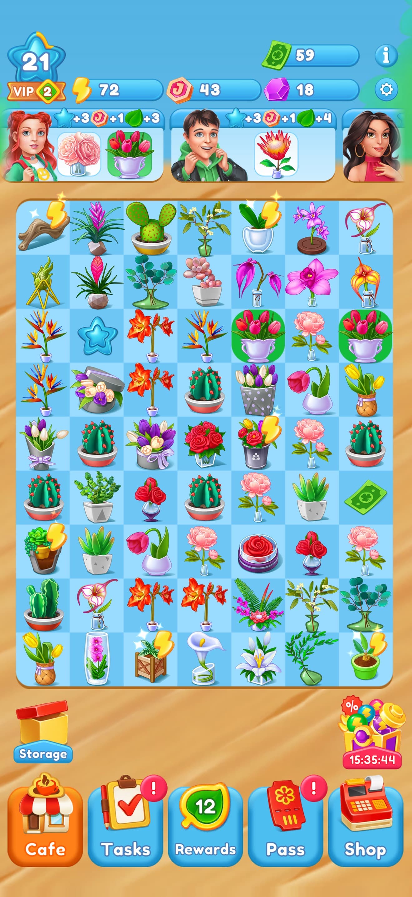 Joy Cafe: Tasty Merge Game screenshot 7 - screenshot