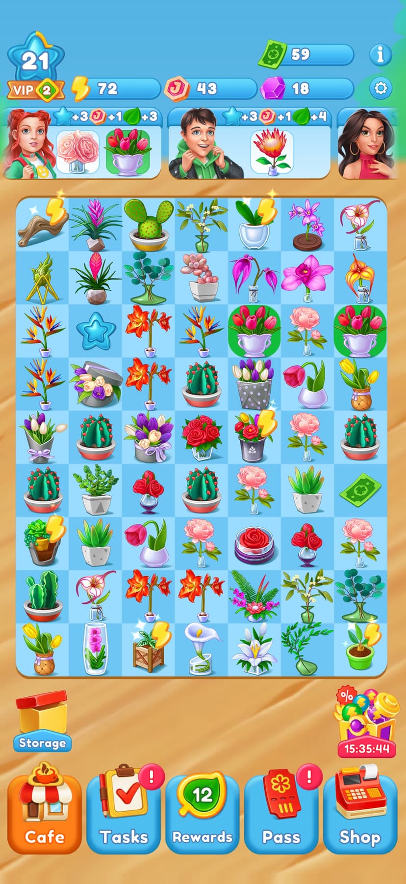 Joy Cafe: Tasty Merge Game screenshot 7 - screenshot