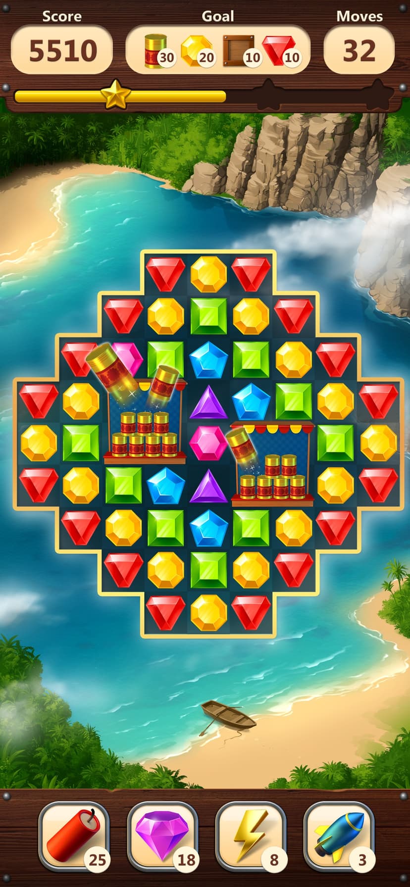 Jewels Planet  - Match 3 Game screenshot 4 - screenshot