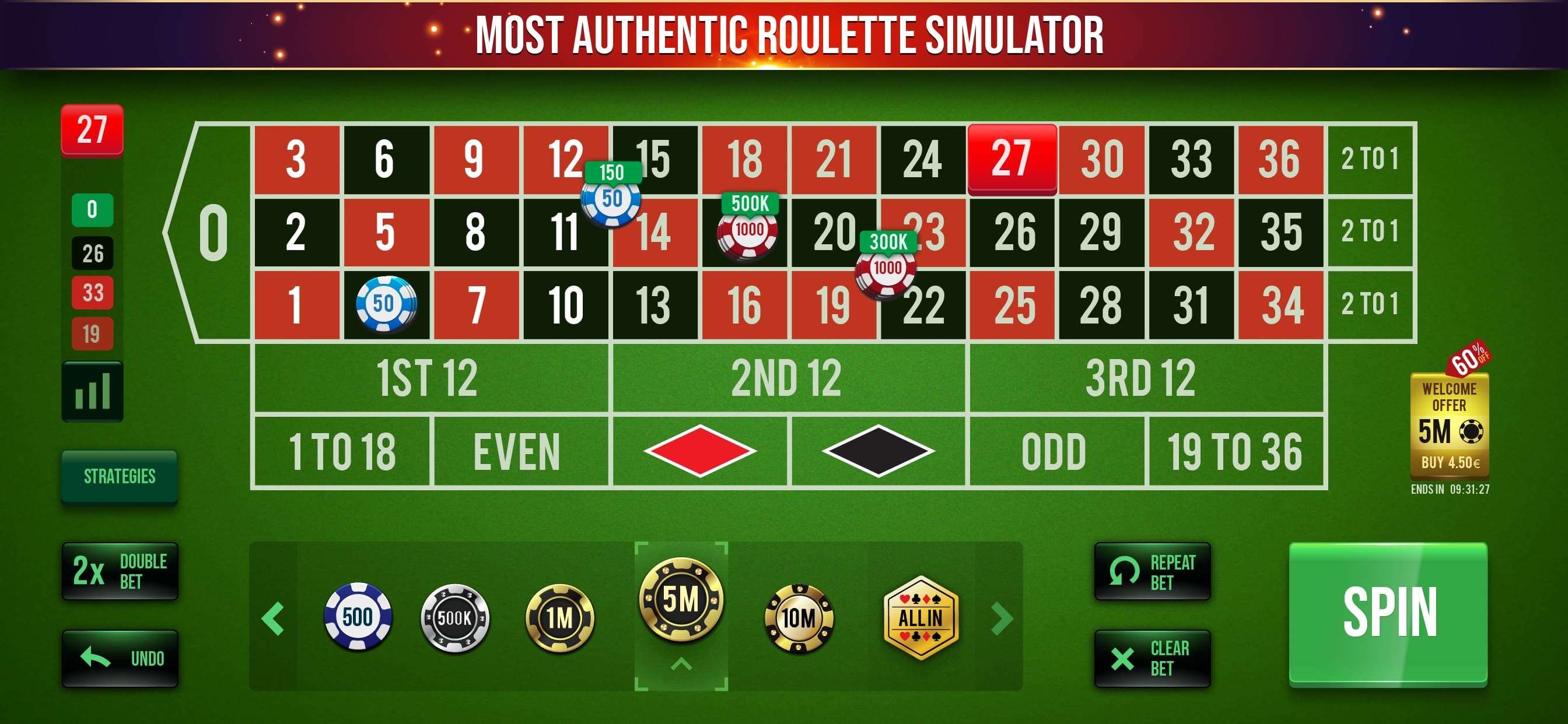 Roulette VIP - Casino Online screenshot 1 - screenshot