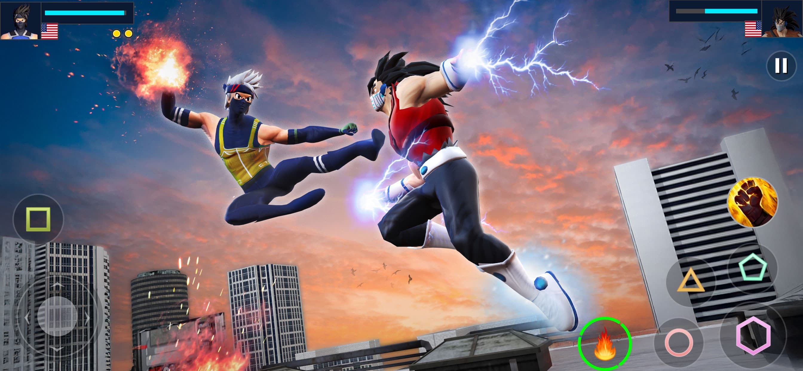 Anime Battle 3D Fighting Games screenshot 1 - screenshot