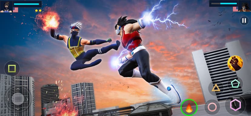 Anime Battle 3D Fighting Games screenshot 1 - screenshot