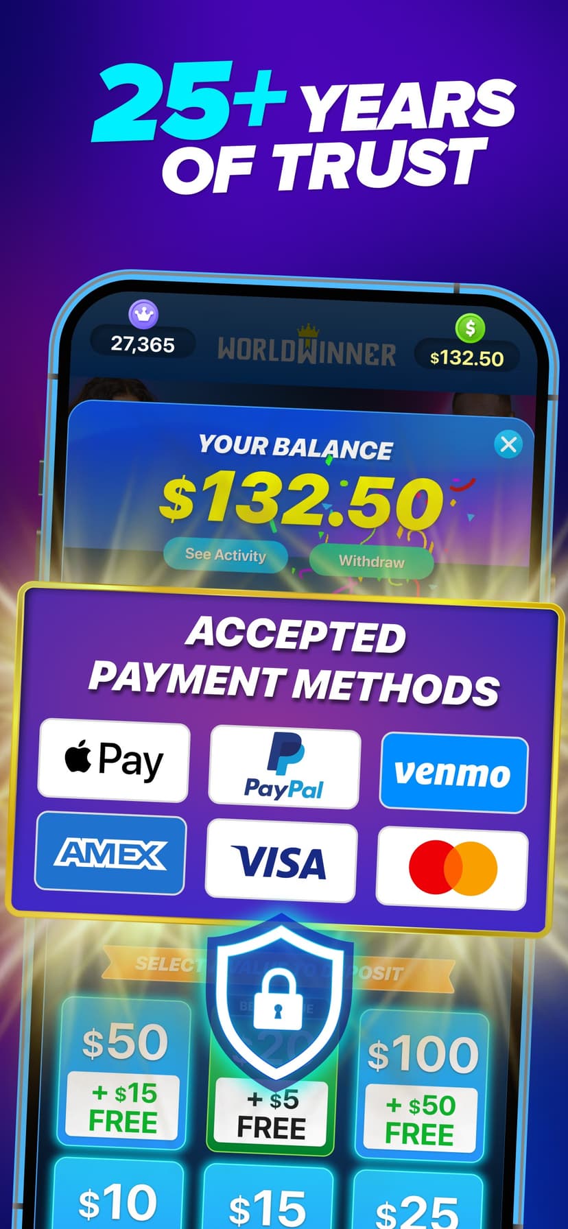 WorldWinner: Play for Cash screenshot 5 - screenshot