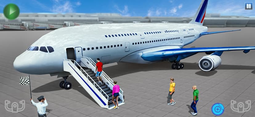 Passenger Aeroplane Fly Games screenshot 1 - screenshot